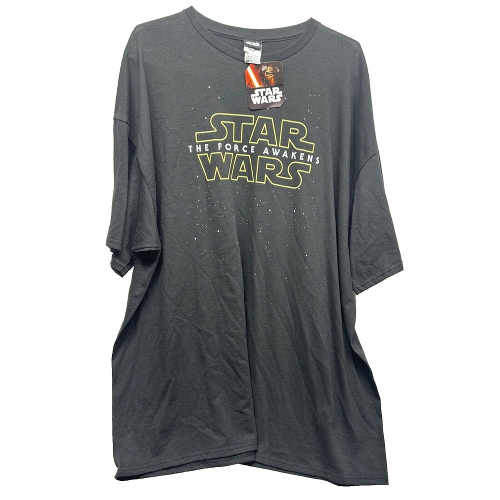 Star Wars The Force Awakens Mens 3XL Black Cotton T-Shirt NEW (A9)